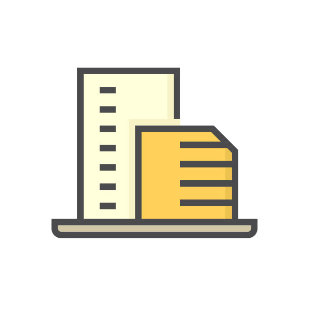 高层建筑或住宅矢量图标设计。64x64像素完美和可编辑的线描边。图片下载