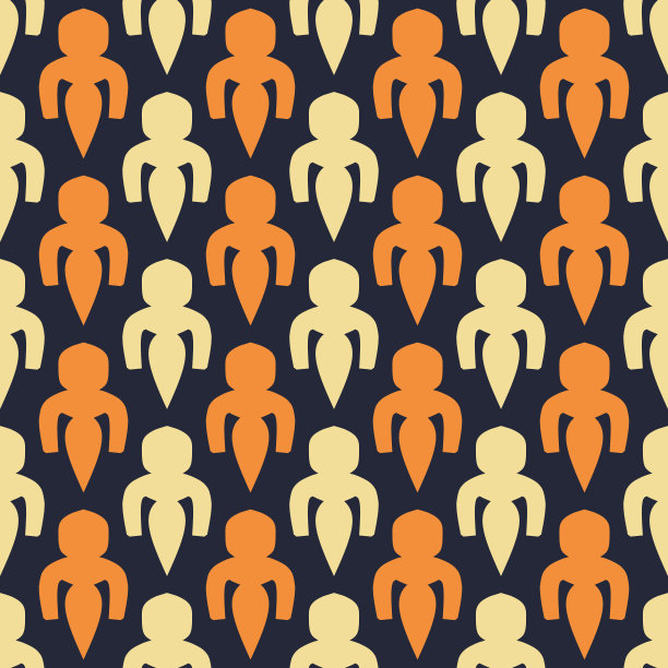 无缝的图案与明亮的几何装饰。图片下载