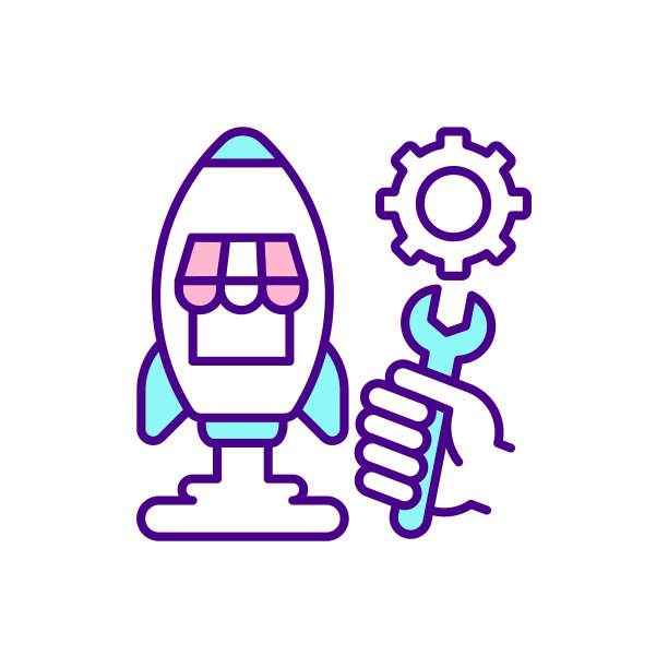 在线市场开发和定制RGB颜色图标图片下载