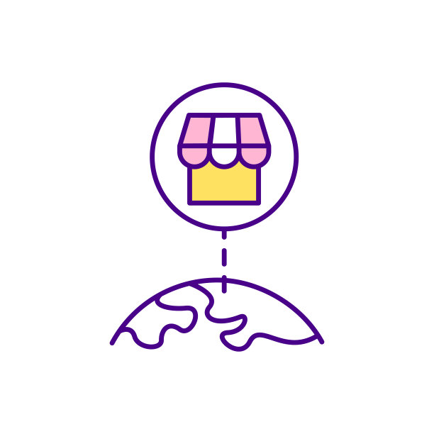 市场位置RGB颜色图标图片下载