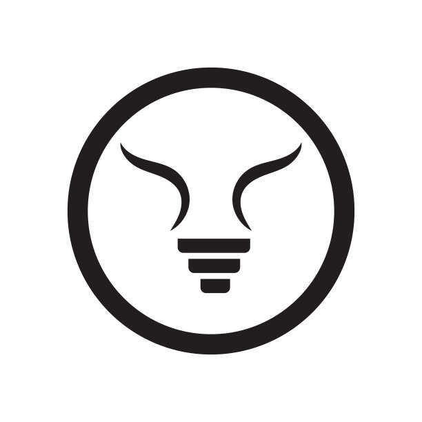 牛角标志和图标模板应用程序图片下载