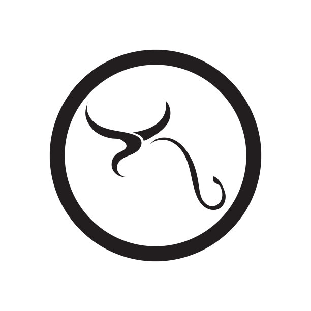 牛角标志和图标模板应用程序图片下载