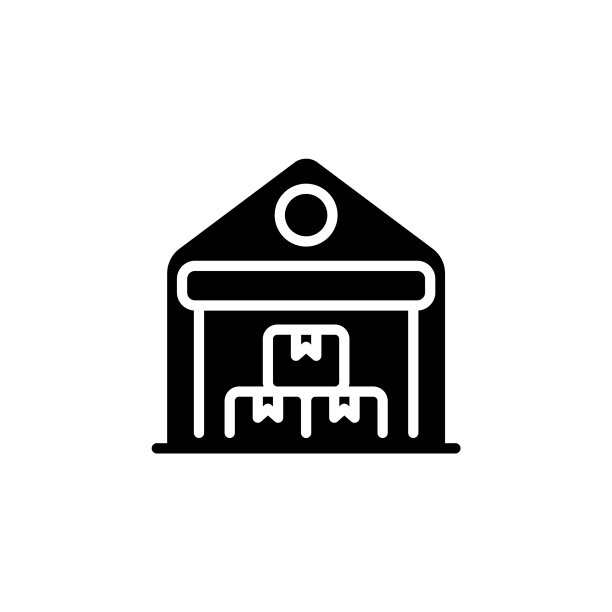 仓库标志图标图片下载