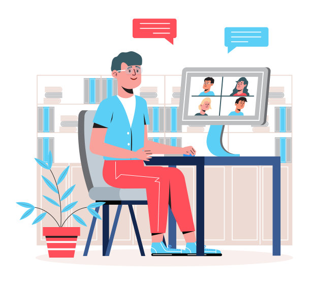 远程学校课堂学习视频会议图片下载