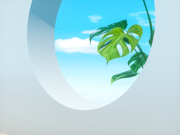 抽象的夏季海滩场景与裙楼背景。图片下载