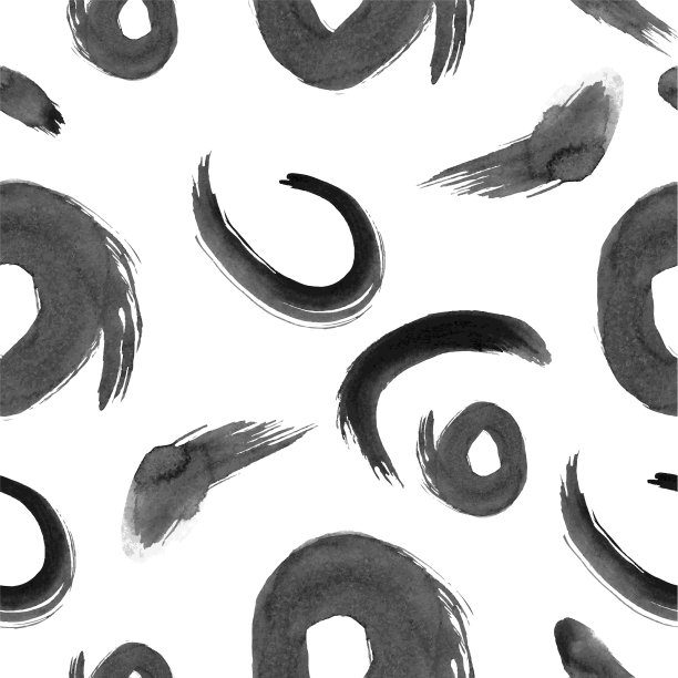 手绘水彩笔触流畅图片下载