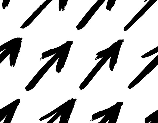 无缝模式与手绘黑白图片下载