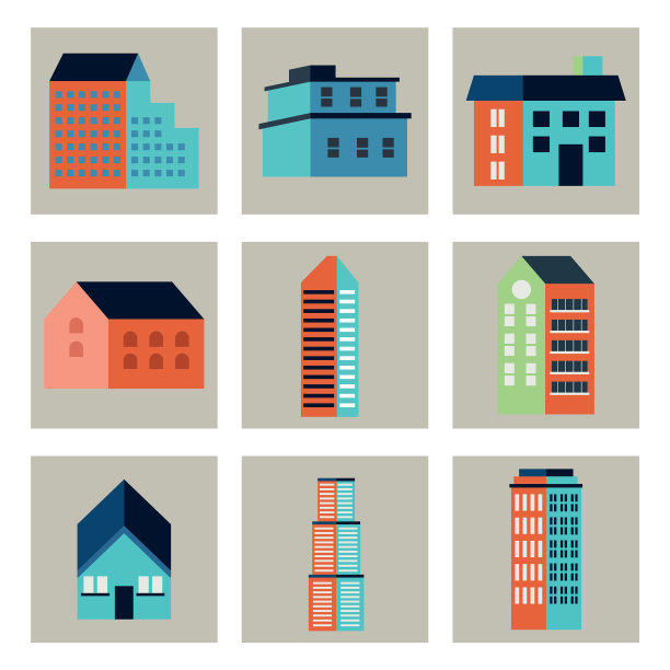 9个城市建筑图片下载