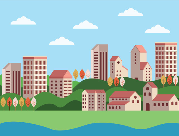 建筑最小的城市图片下载