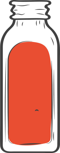 橙冰沙瓶图片下载