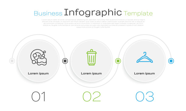 设线洗碗、垃圾桶和衣架图片下载