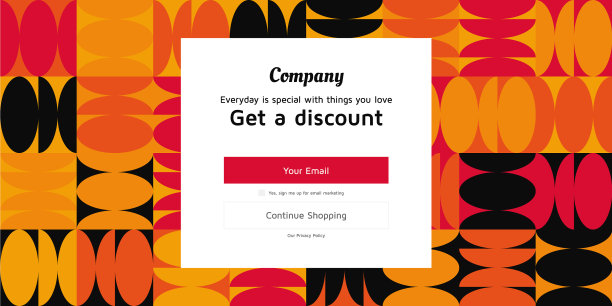 现代优惠券模板的web图片下载