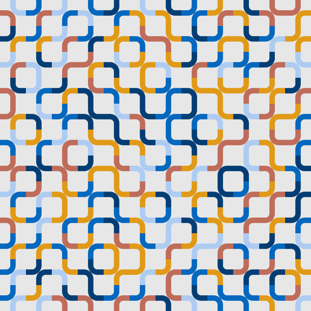 最小的几何图案设计在蓝色调色板图片下载