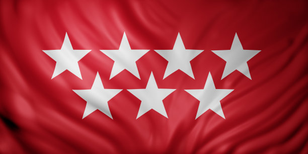 马德里区旗图片下载