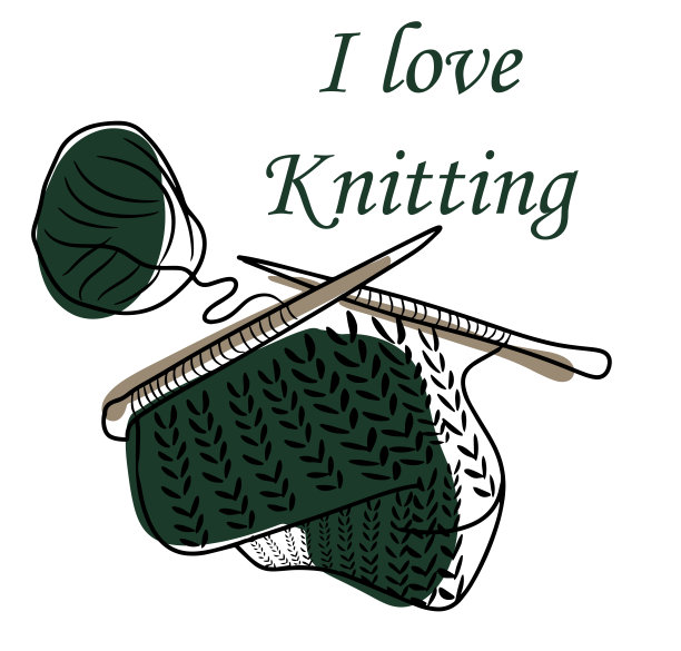 世界针织日公开、手工、针织纱球、针织针、最喜欢的爱好、平面卡通插图涂鸦、彩色斑点、手工制品、喜爱针织图片下载