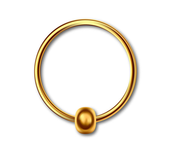 钥匙链设置钥匙环持有人隔离在白色背景。金色饰品或纪念品吊坠模型。真实的keychain模板集。图片下载