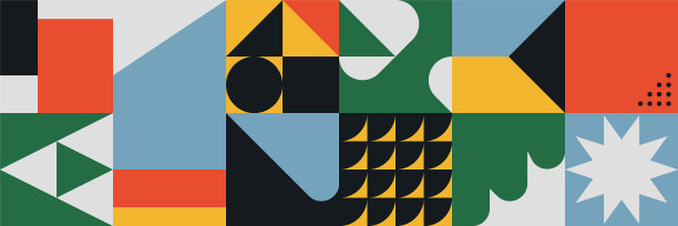 野兽派设计抽象图案图片下载