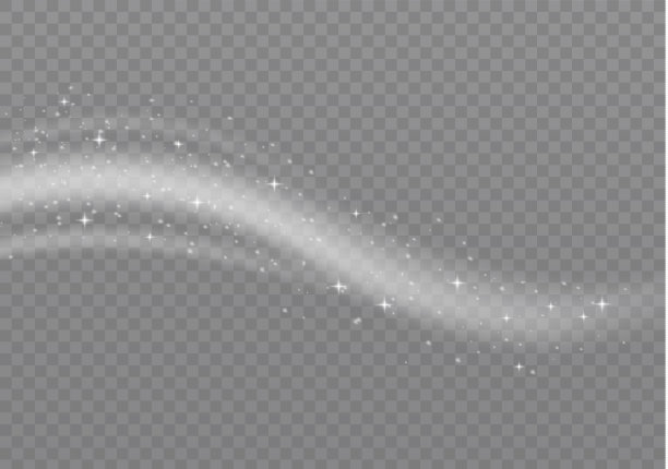 白色梯度冬季雪风与雾。图片下载