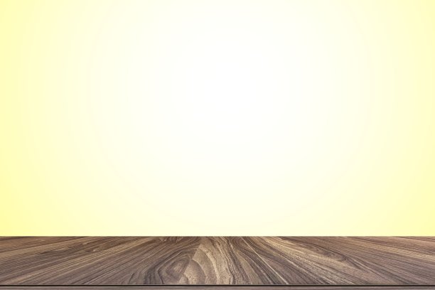 黄白色背景的木桌图片下载