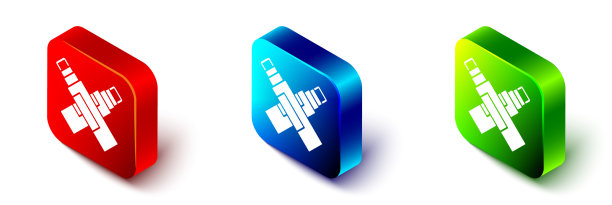 等距标记笔图标孤立在白色图片下载