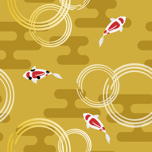 Nishikigoi无缝模式图片下载