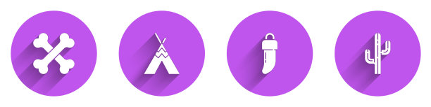 交叉人骨印第安帐篷或棚屋图片下载