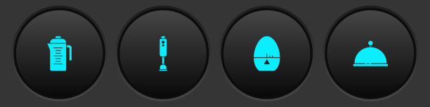 设置茶壶搅拌器厨房定时器和盖图片下载