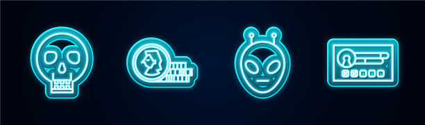 设定线骷髅币为游戏异形和创造图片下载