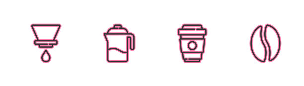 Set line v60咖啡机咖啡杯带走图片下载