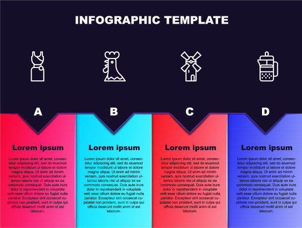 Set line女子服装法国公鸡风车和图片下载