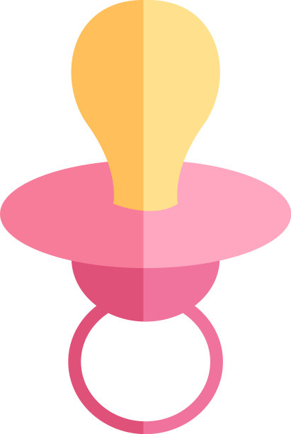 白色背景上的粉色浸礼器图片下载