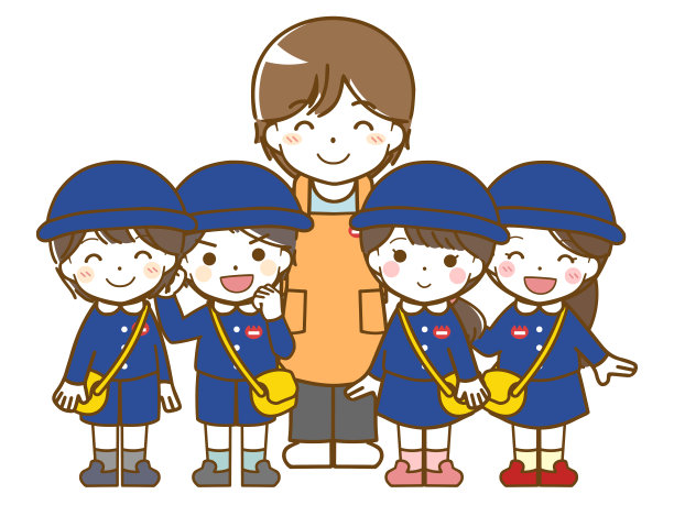 年轻的幼儿园老师和孩子们图片下载