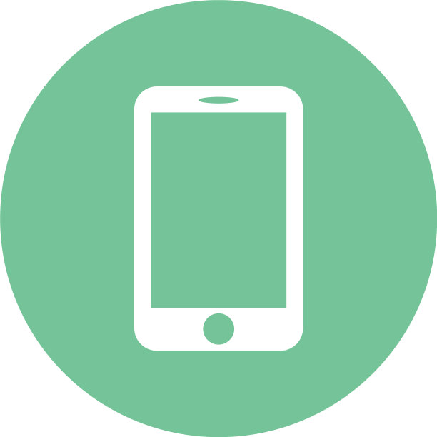 白色背景上的手机图片下载