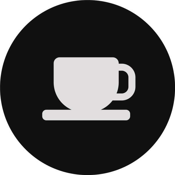 白色背景上的酒店咖啡图片下载