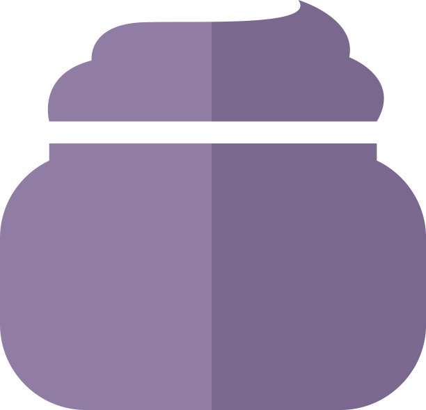 白色背景上的水疗霜图片下载