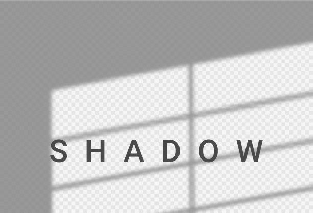 阴影光覆盖窗户墙场景模型图片下载