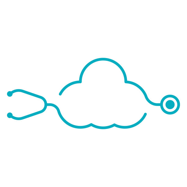 云医疗图标设计矢量隔离图片下载