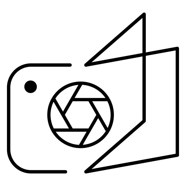 相机书图标模板矢量设计孤立图片下载