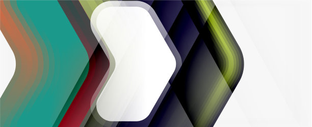 三维箭头几何构成抽象图片下载