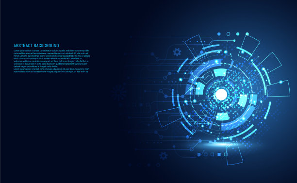 现代抽象技术概念传播图片下载