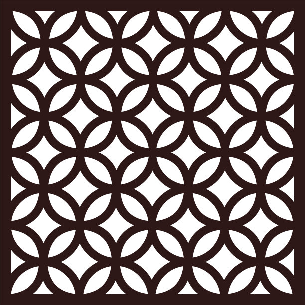 Jali设计为数控切割机和激光切割图片下载