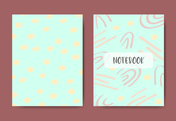 封面模板。矢量网的花卉模板笔记本，日记，目录，小册子，书籍等准备调整大小图片下载