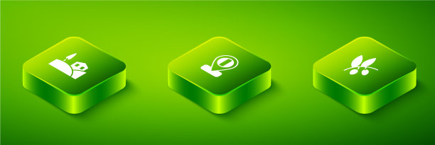 设置等距位置旗意大利橄榄枝图片下载