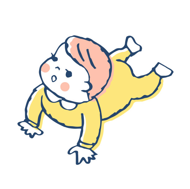 可爱的小婴儿爬行图片下载