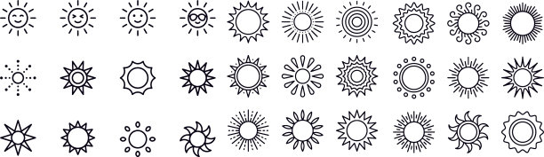 太阳图标设置计算网络和应用程序图片下载
