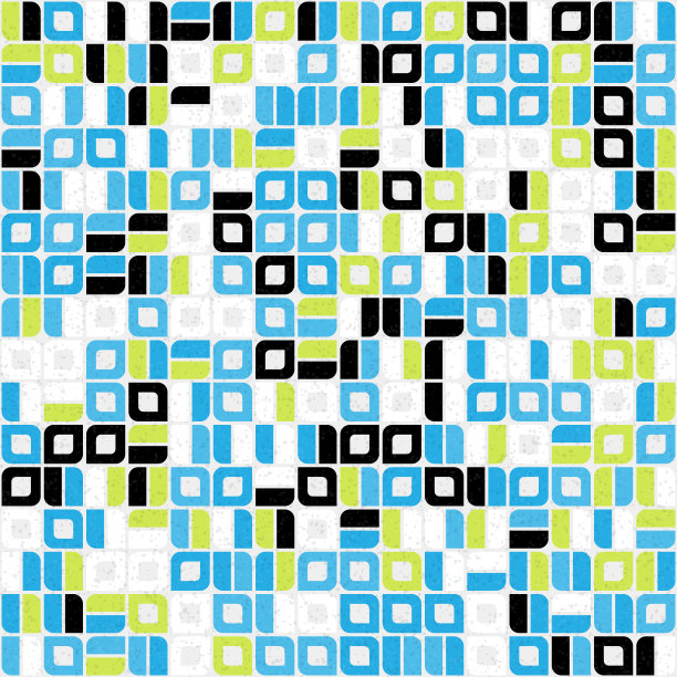 抽象几何图形生成计算艺术插图图片下载
