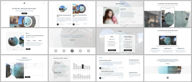 表示设计模板的多用途图片下载