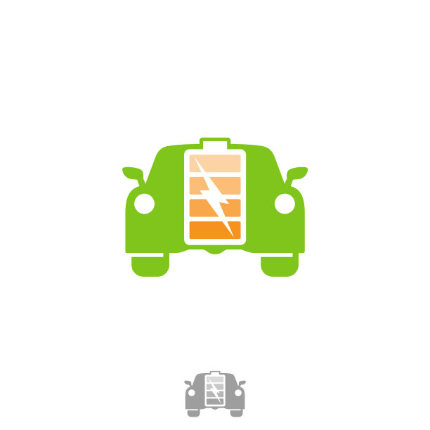 电动汽车标志着时尚和现代的电动汽车图片下载