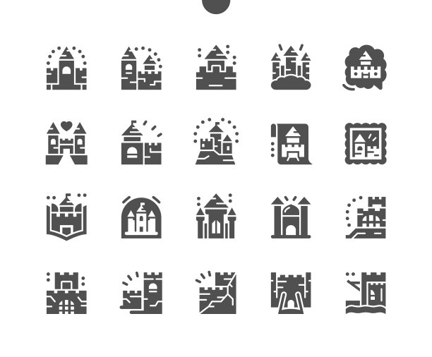 城堡和堡垒建筑图片下载