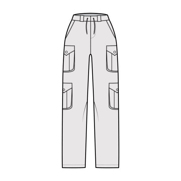 工装裤的技术时尚图片下载